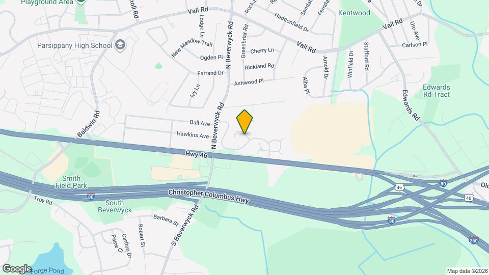 107 Gladstone Dr Map and Location Details