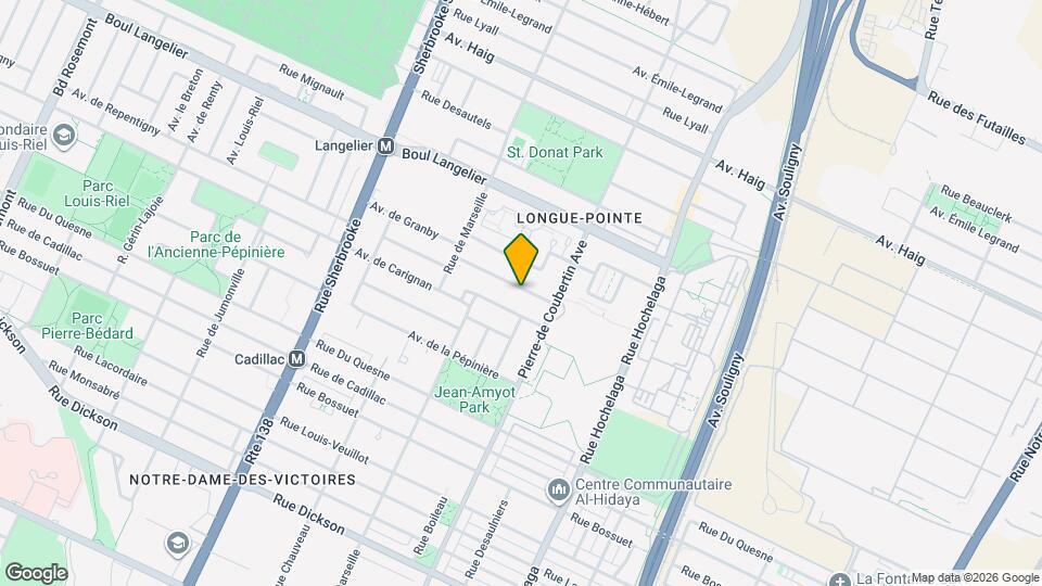 2800 De Repentigny Av Map and Location Details