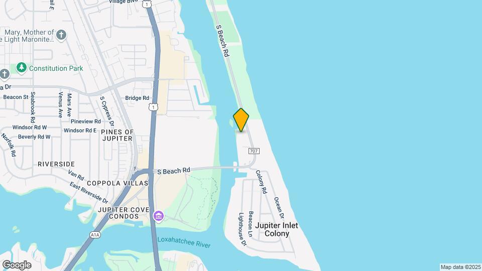 375 S Beach Rd Map and Location Details