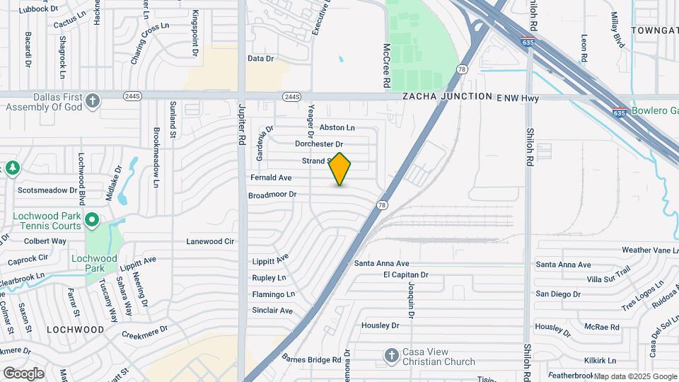 11743 Broadmoor Dr Map and Location Details