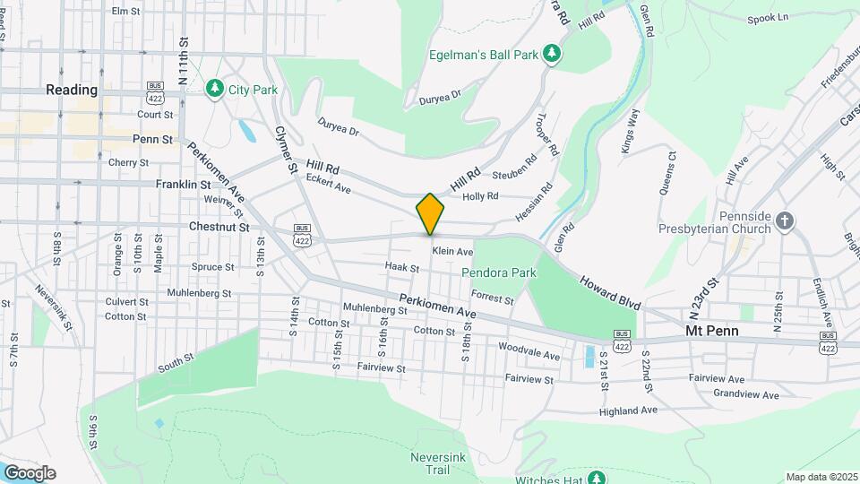 1650 Mineral Spring Rd Map and Location Details