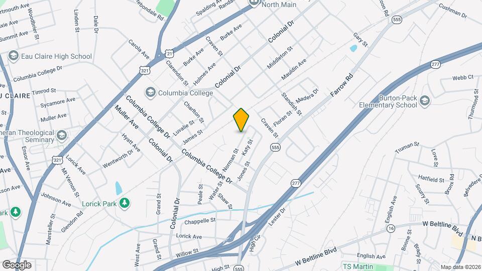 4913 Norman St Map and Location Details