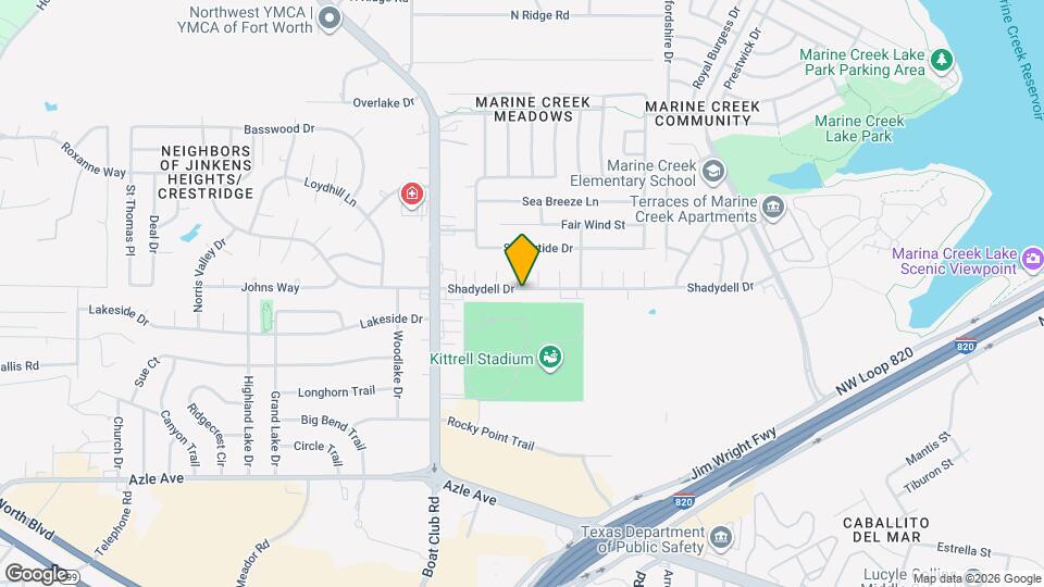 5853 Shadydell Dr Map and Location Details