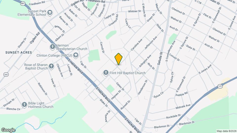 1069 Flint Hill St Map and Location Details