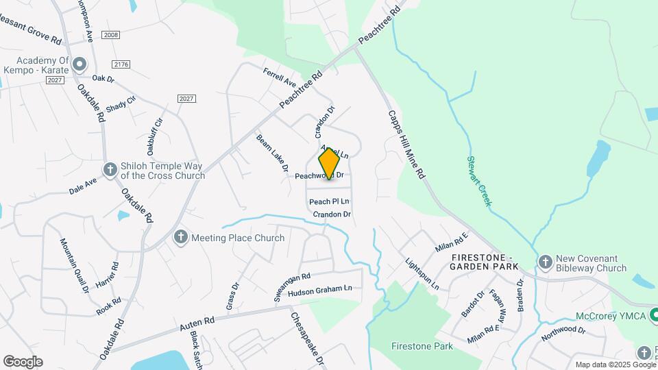 1334 Peach Park Ln Map and Location Details