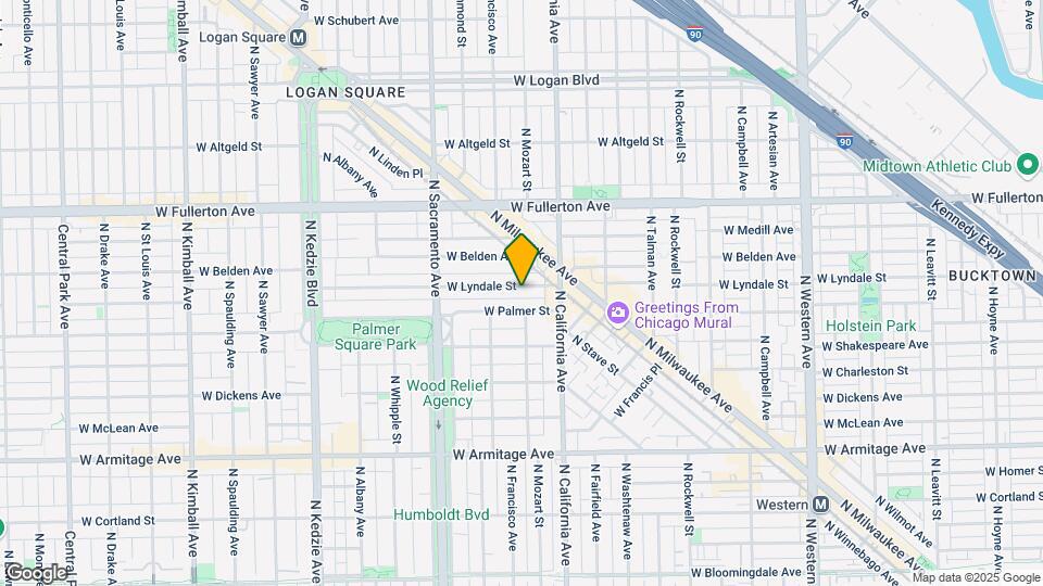 2839 W Lyndale St Map and Location Details