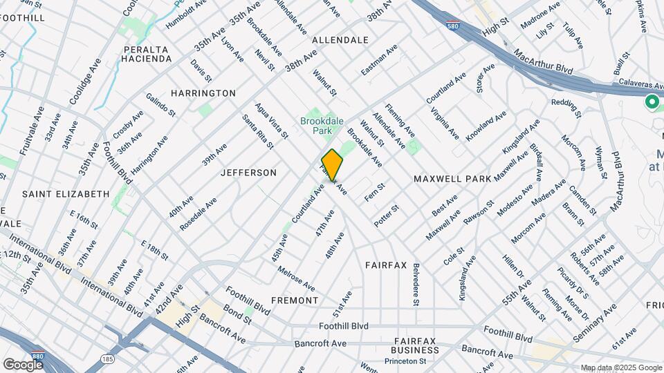 4633 Fairfax Ave Map and Location Details