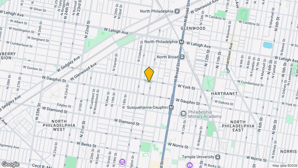 2350 N 16th St Map and Location Details