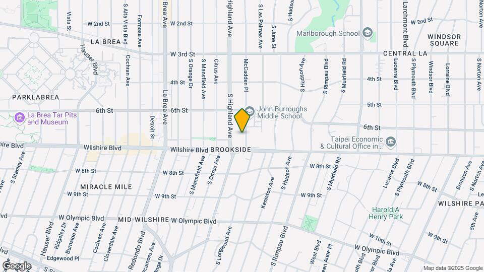 665 McCadden Pl Map and Location Details
