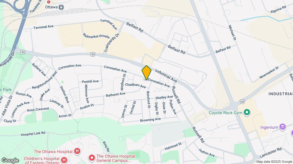 670 Coronation Ave. Map and Location Details