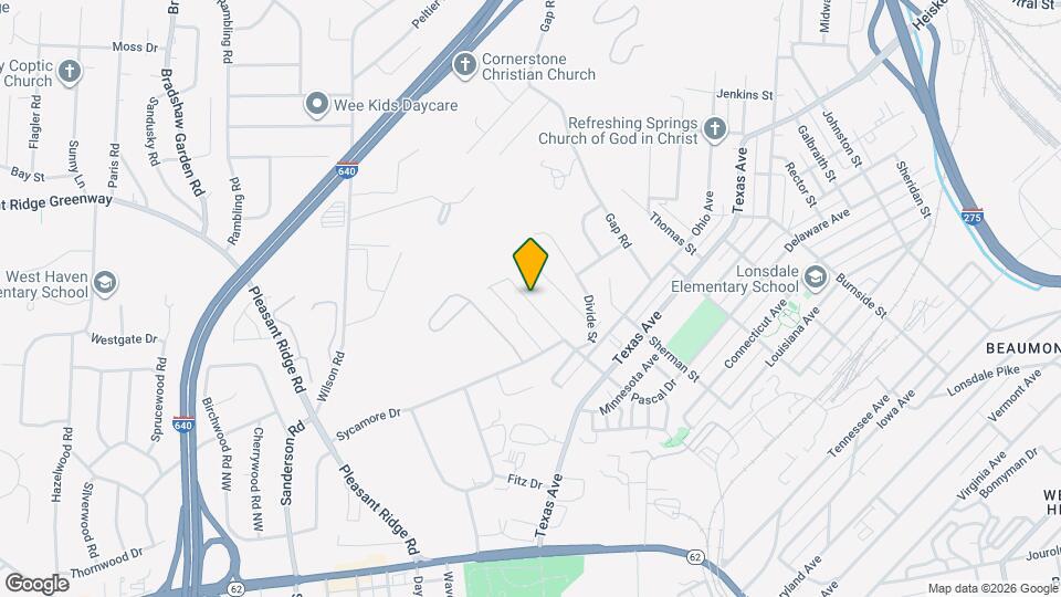 3406 McPherson St Map and Location Details