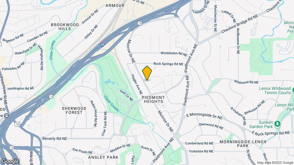 1779 Monroe Dr NE Map and Location Details