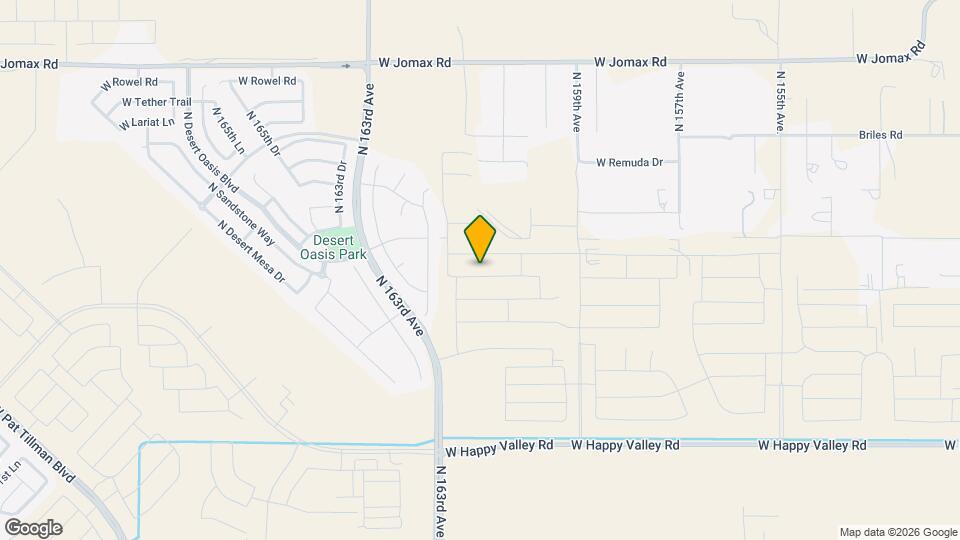 16056 W El Cortez Pl Map and Location Details