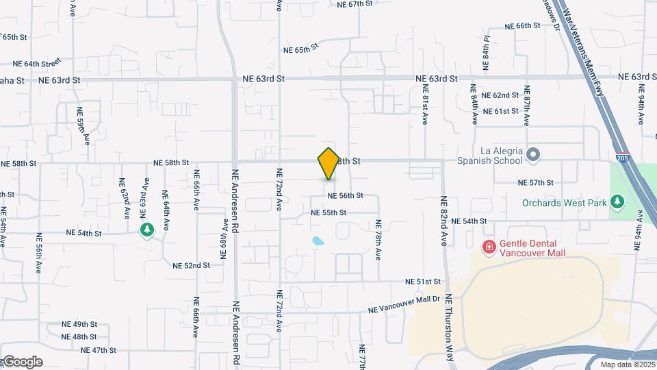 5609 NE 74th Ct Map and Location Details