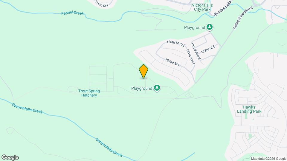 12616 177th Ave E Map and Location Details