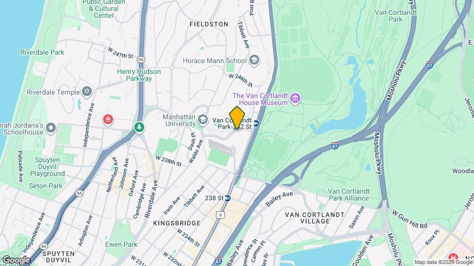 4578 Manhattan College Pkwy Map and Location Details