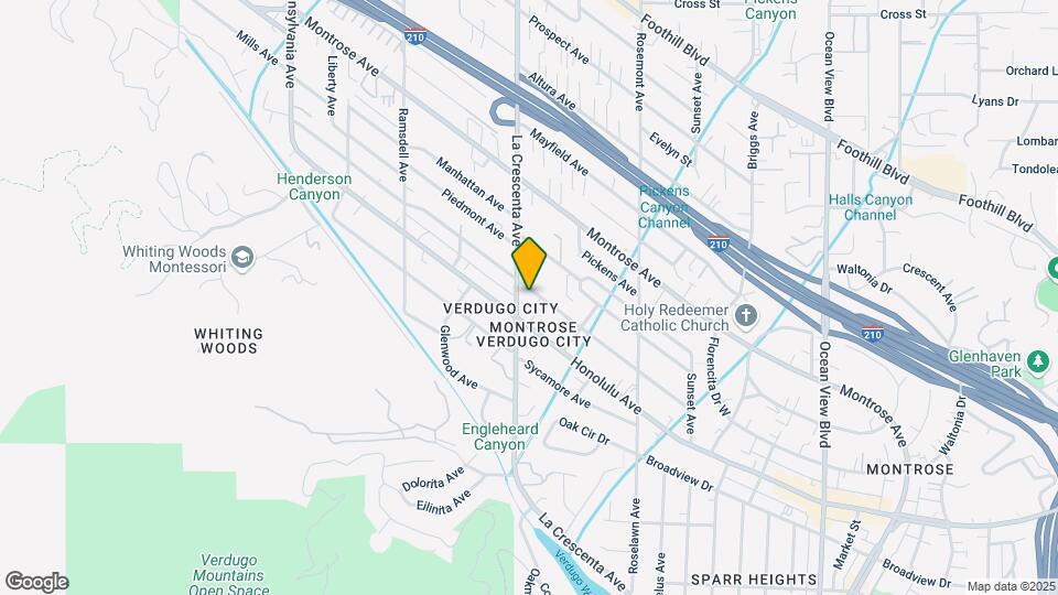 2754 Hermosa Ave Map and Location Details