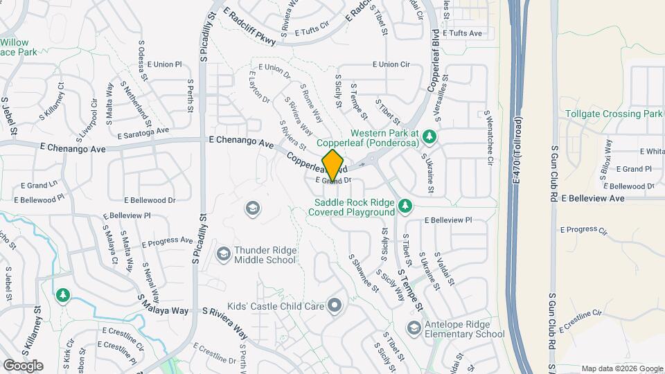 5031 S Rome St Map and Location Details