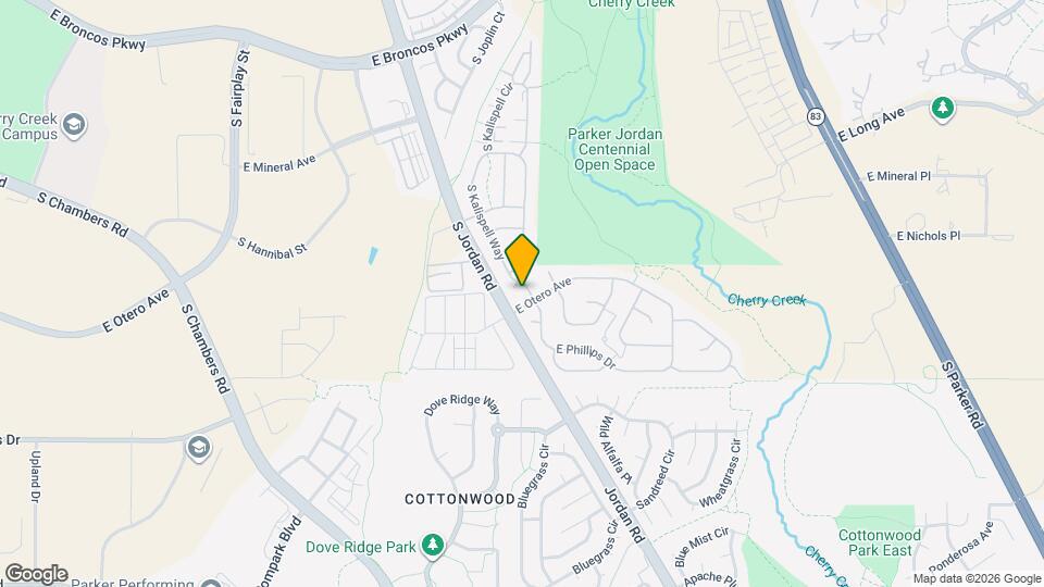 8030 S Kittredge Ct Map and Location Details
