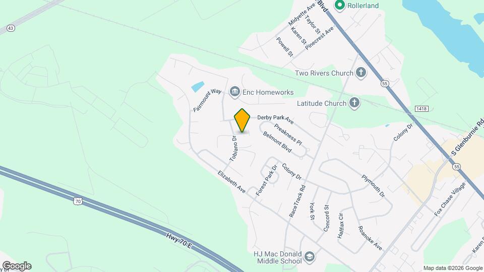 3822 Blue Grass Ct Map and Location Details