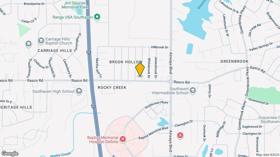 8015 Ashbrook Dr Map and Location Details