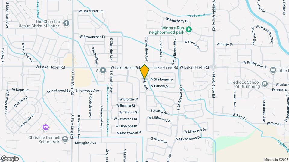 6651 S Acacia Ave Map and Location Details
