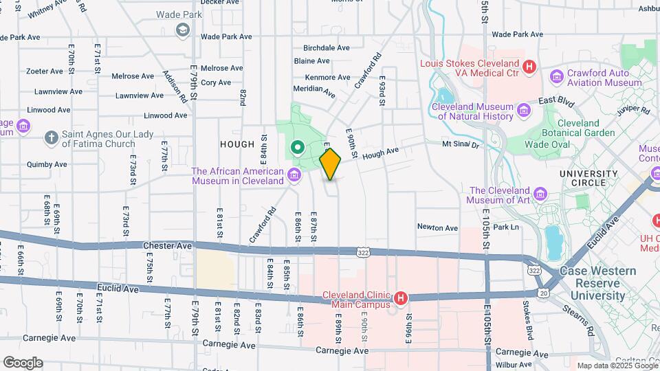 1780 E 89th St Map and Location Details