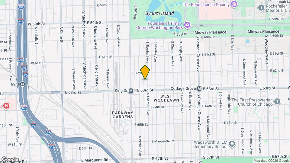 6228 S Eberhart Ave Mapa y Detalles de la Ubicación