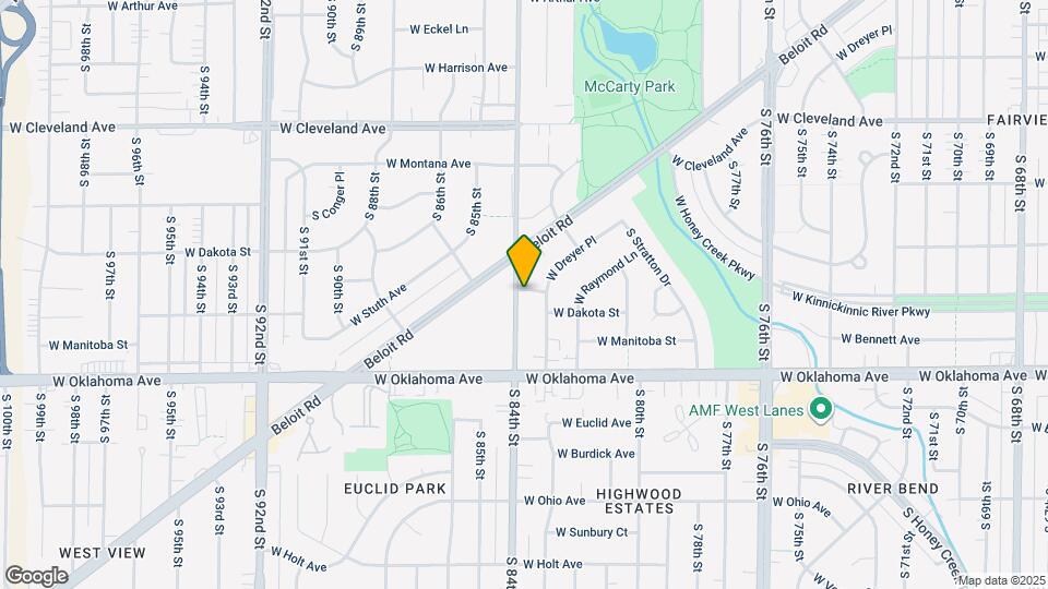2968 S 84th St Map and Location Details