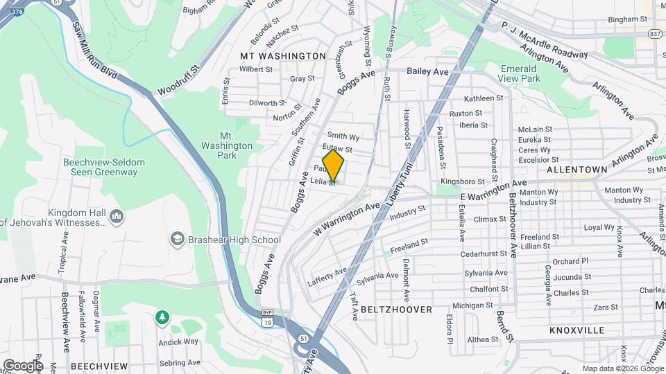 248 Lelia St Map and Location Details