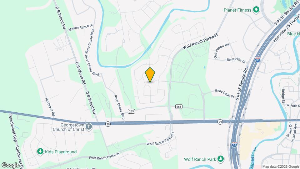 Wolf Ranch Mapa y Detalles de la Ubicación