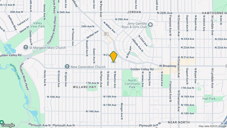 1917 N Newton Ave, Unit Unit 2 ( Upper ) Map and Location Details