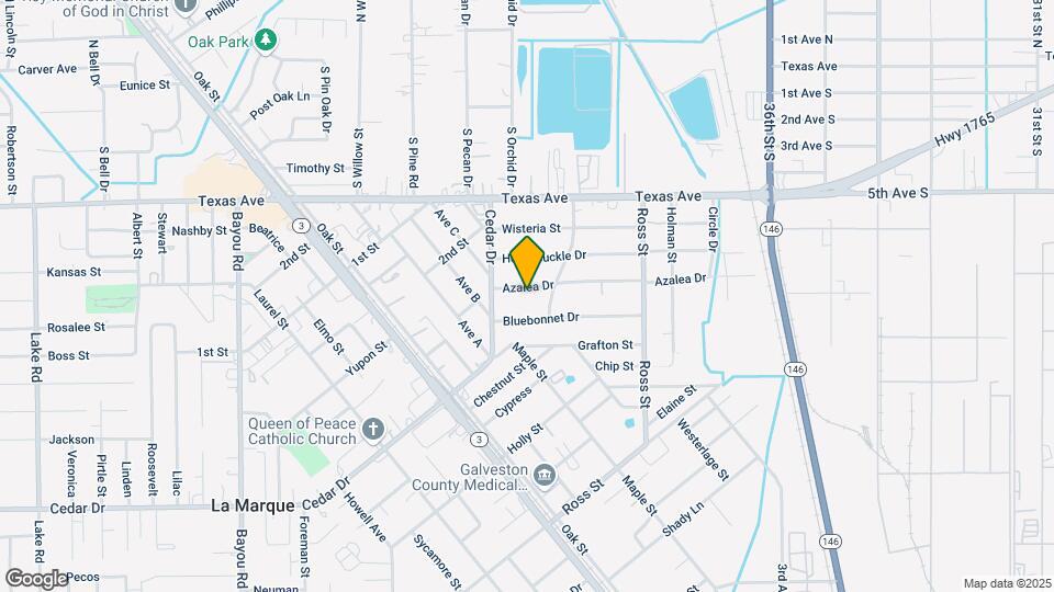 609 Azalea Dr Map and Location Details