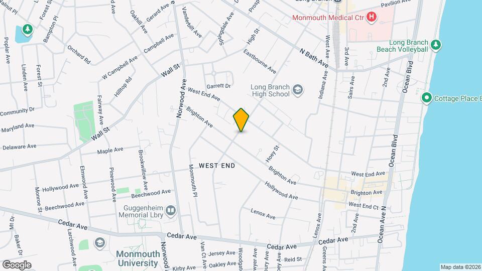 523 Westwood Ave Map and Location Details