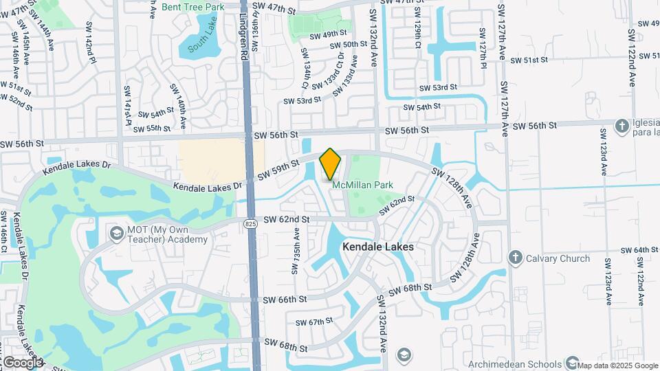 13334 SW 60th Terrace Map and Location Details