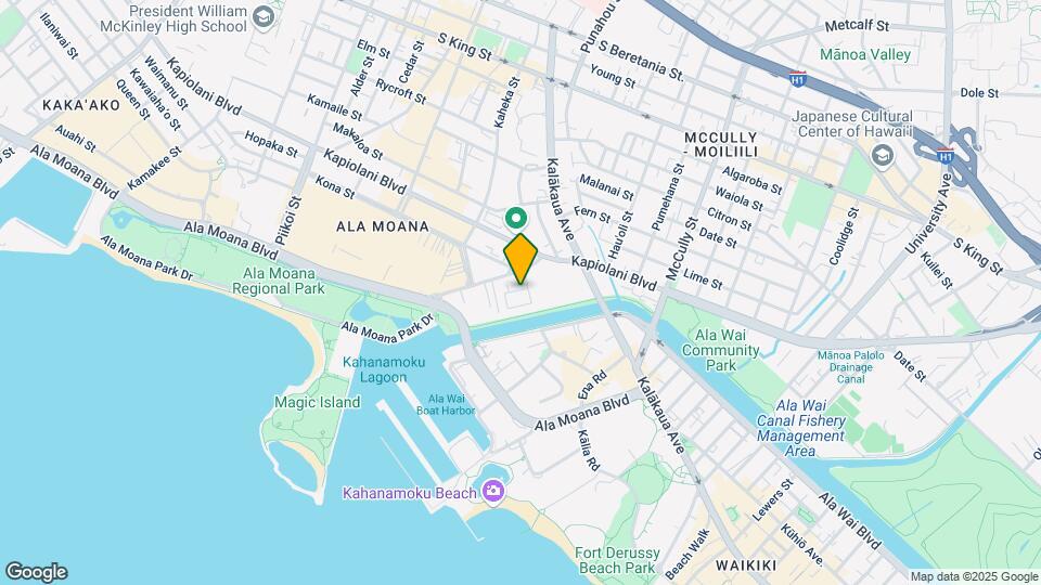 1947-1949 Kahakai Dr Mapa y Detalles de la Ubicación