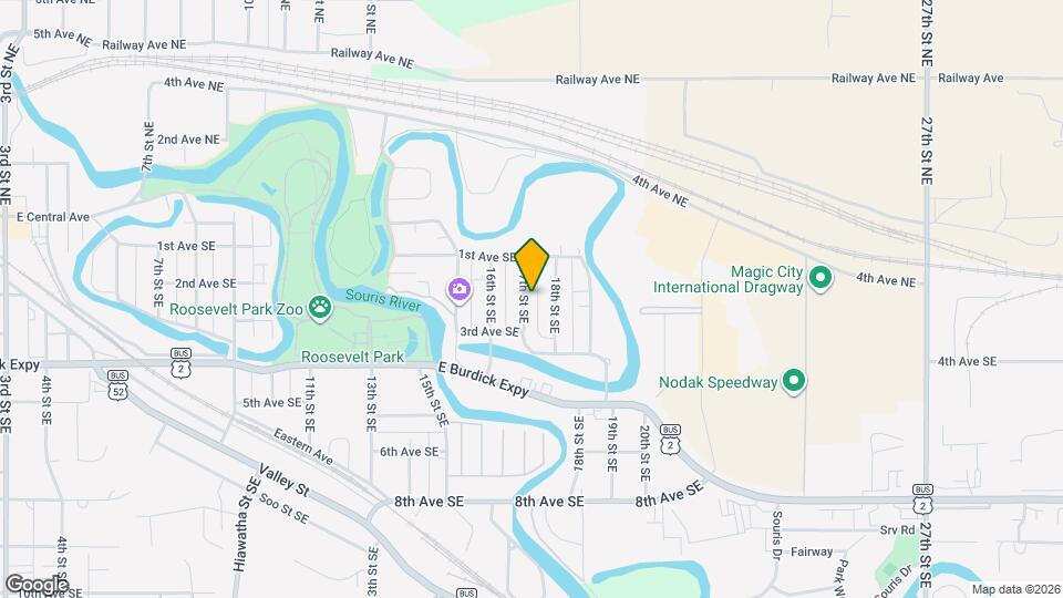 127 17th St SE Map and Location Details