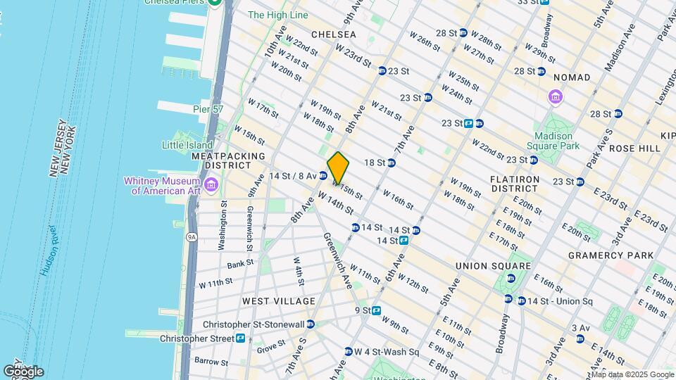 240 W 15th St Map and Location Details