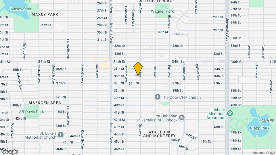 3203 36th St Map and Location Details