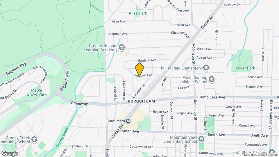 594 Westley Ave Map and Location Details