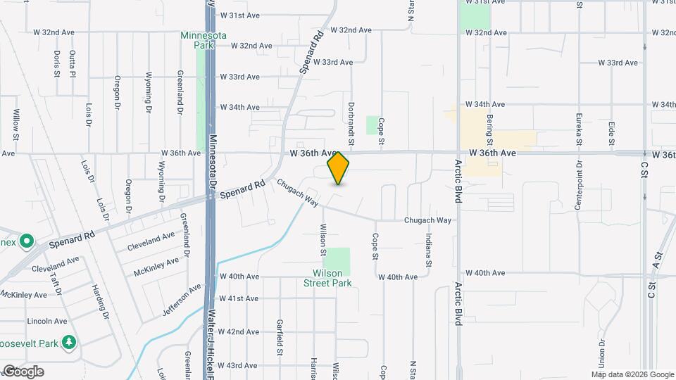Spenard Plaza Apartments Map and Location Details