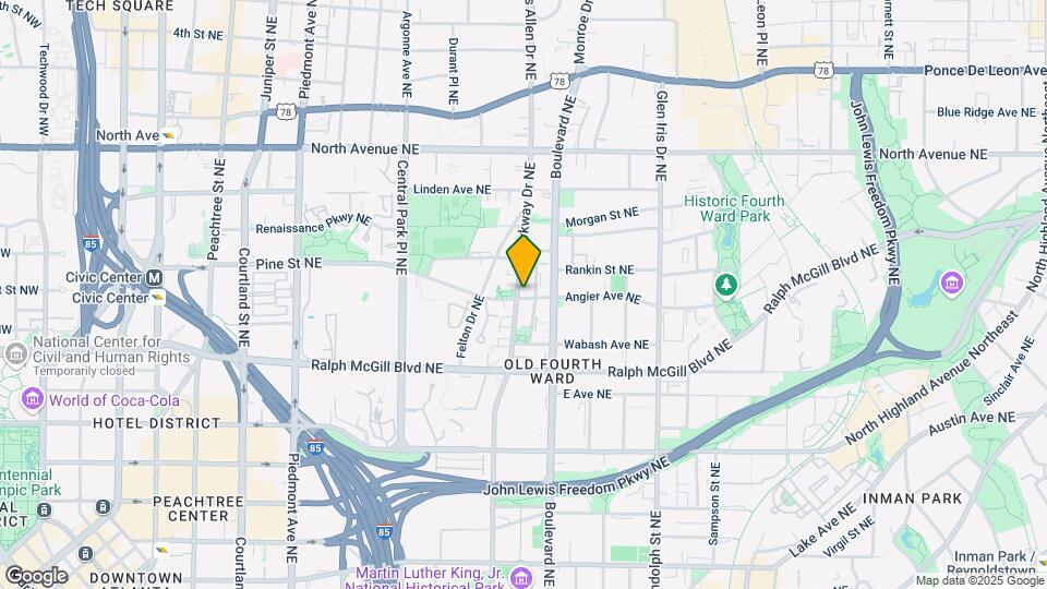 437 Parkway Dr NE Map and Location Details
