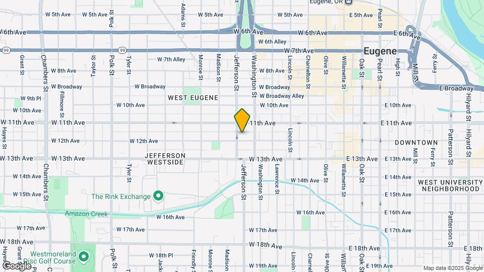 589 W 12th Ave Map and Location Details
