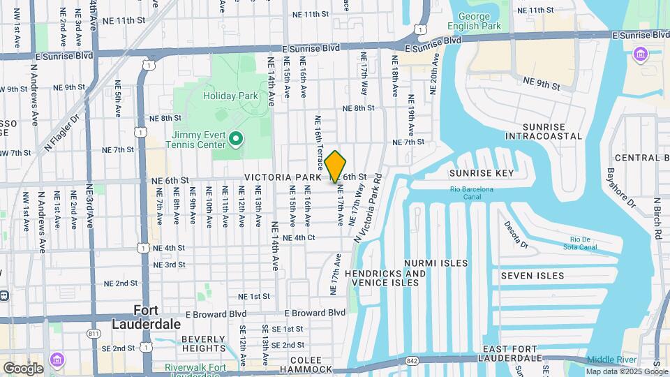 1641 NE 5th Ct Map and Location Details