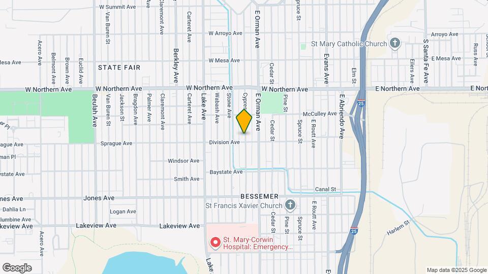 1439 Cypress St Map and Location Details