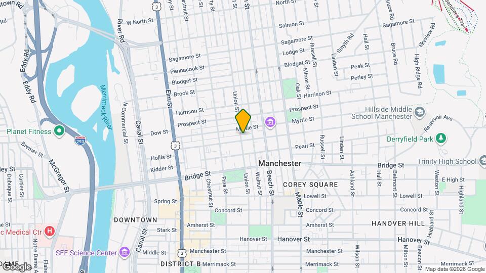 150 Orange St Mapa y Detalles de la Ubicación