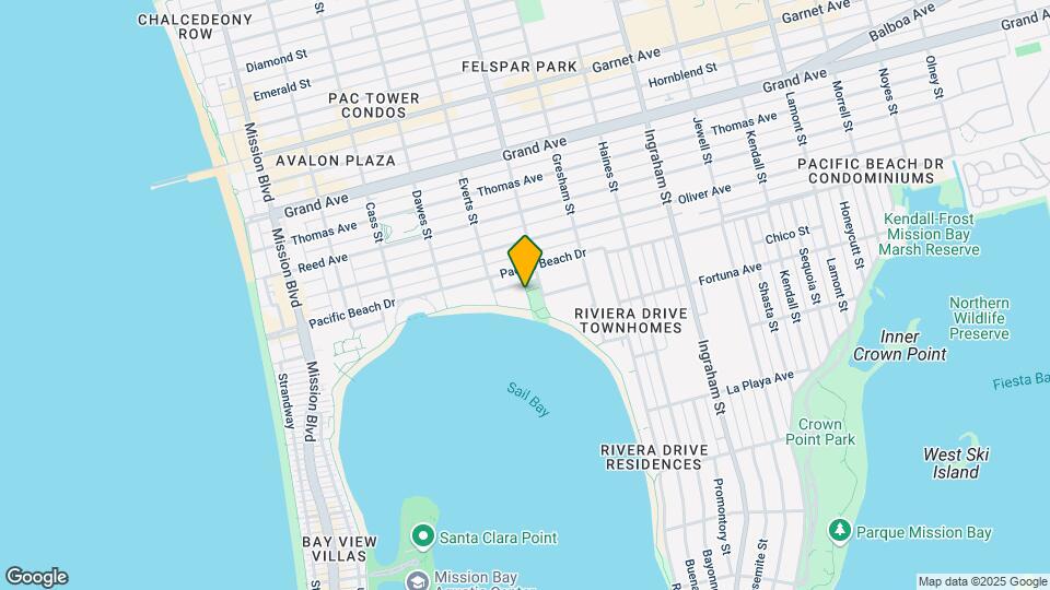 1251 Parker Pl Mapa y Detalles de la Ubicación