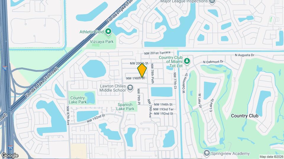 7952 NW 198th St Map and Location Details