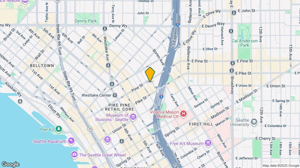 1525 9th Ave Map and Location Details