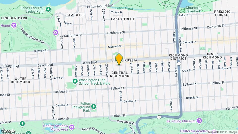 437 23rd Ave Map and Location Details